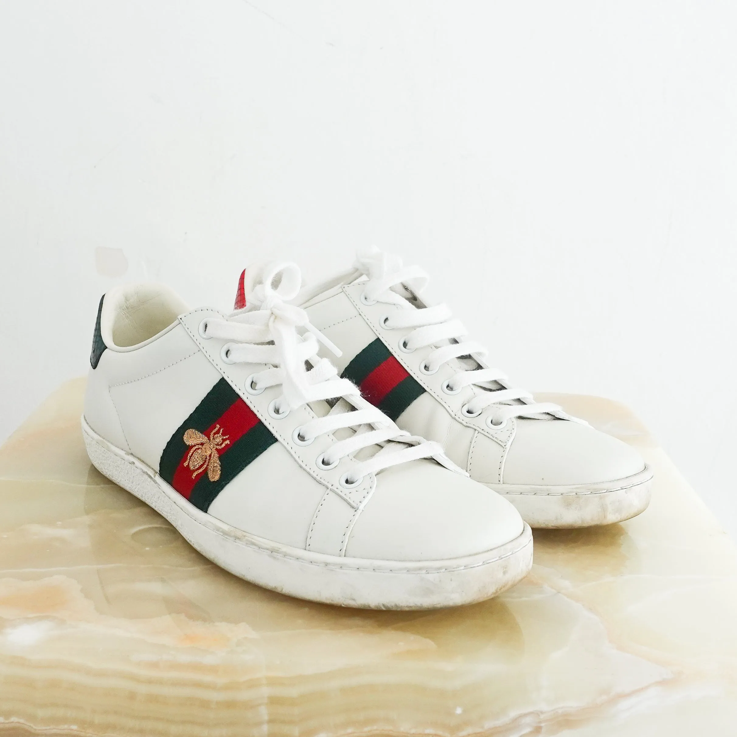 Ace leather trainers RRP £500