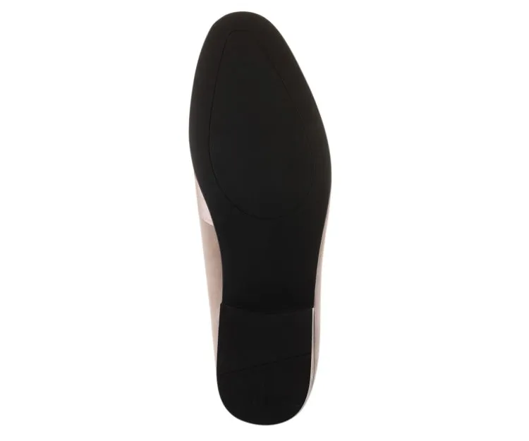 Amali Knight Men's Regal Tan Velvet Loafers