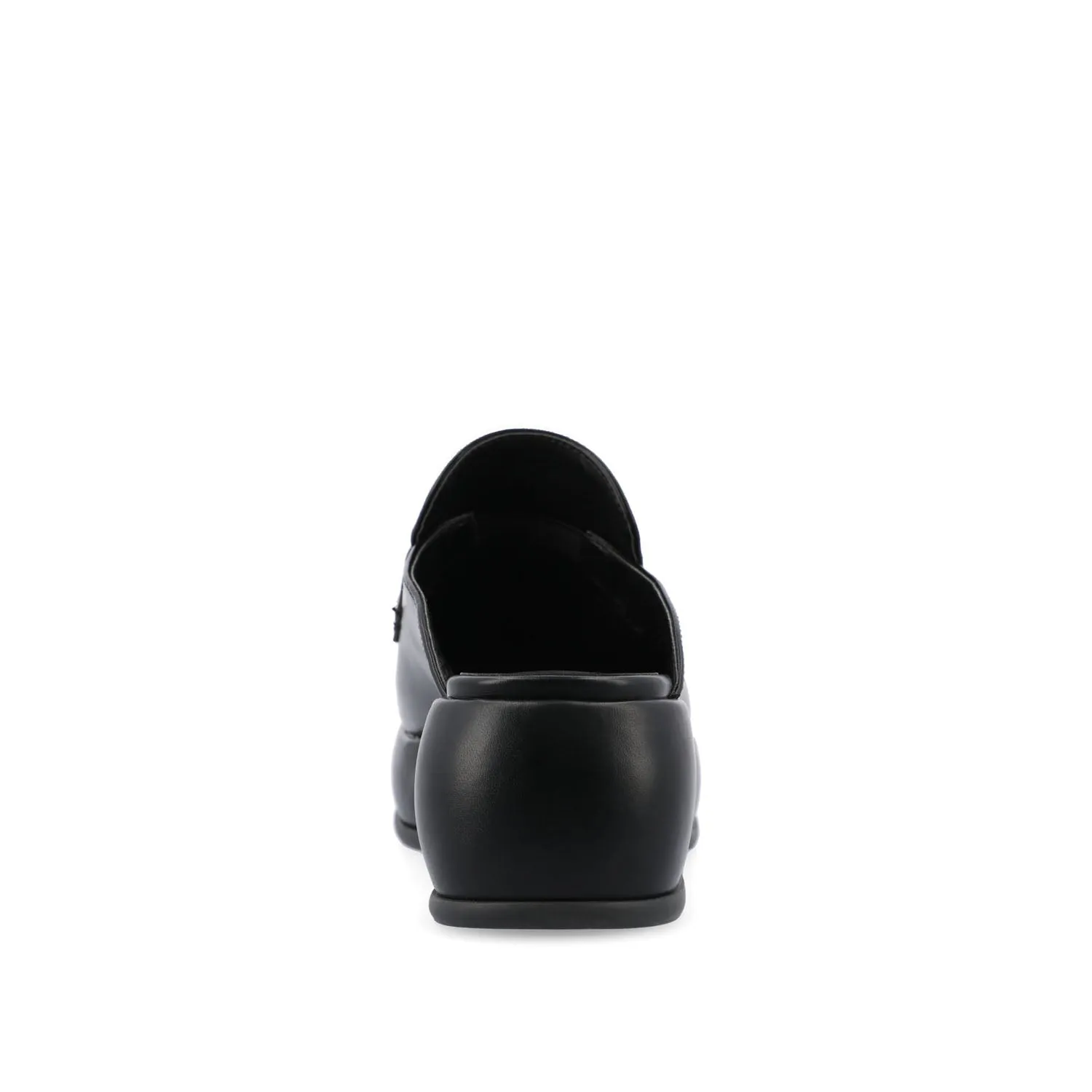ANTONINA MULED FLATS IN FAUX LEATHER