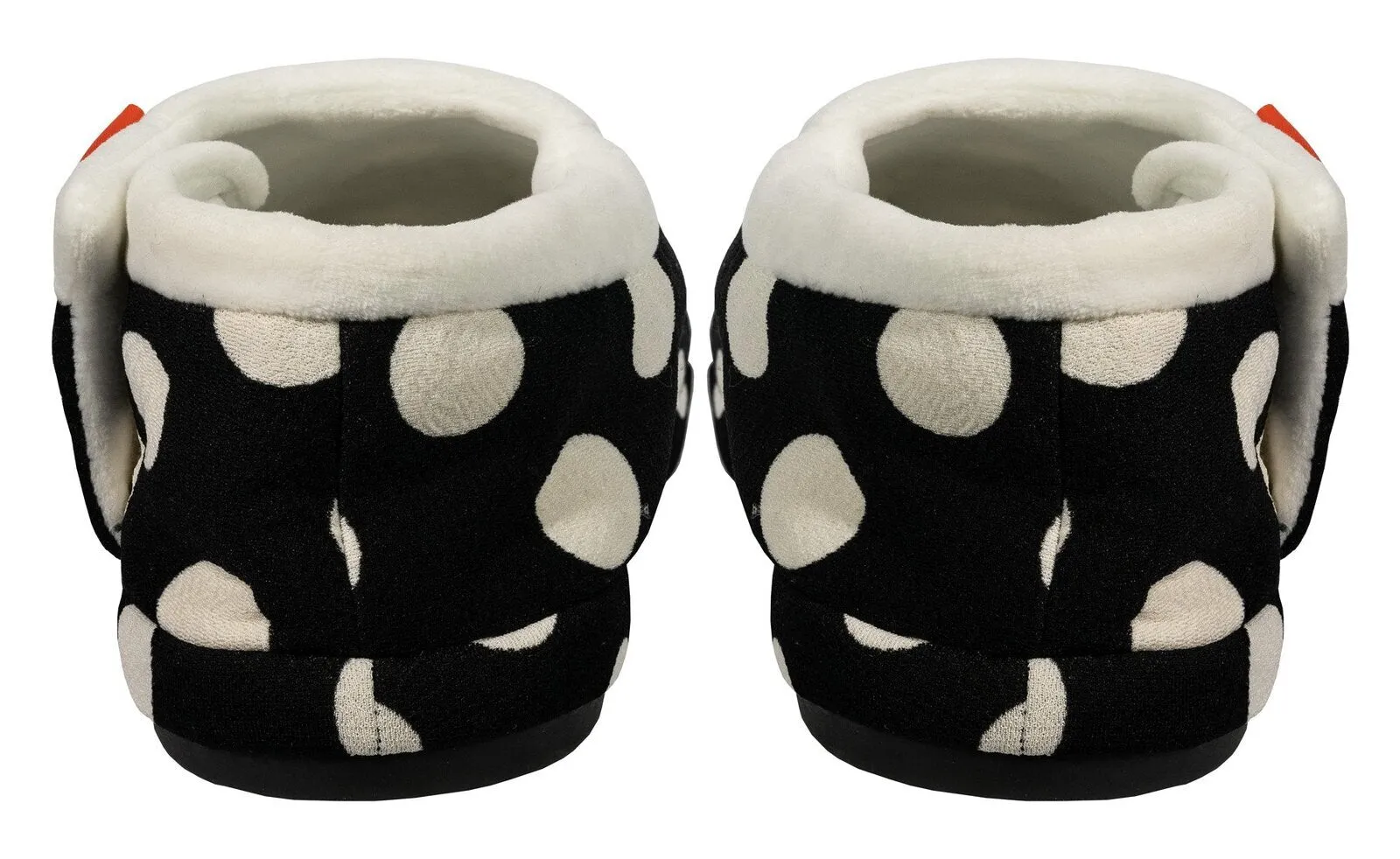 ARCHLINE Orthotic Slippers CLOSED Arch Scuffs Pain Moccasins Relief - Black/White Polka Dots - EUR 36 (Womens 5 US)