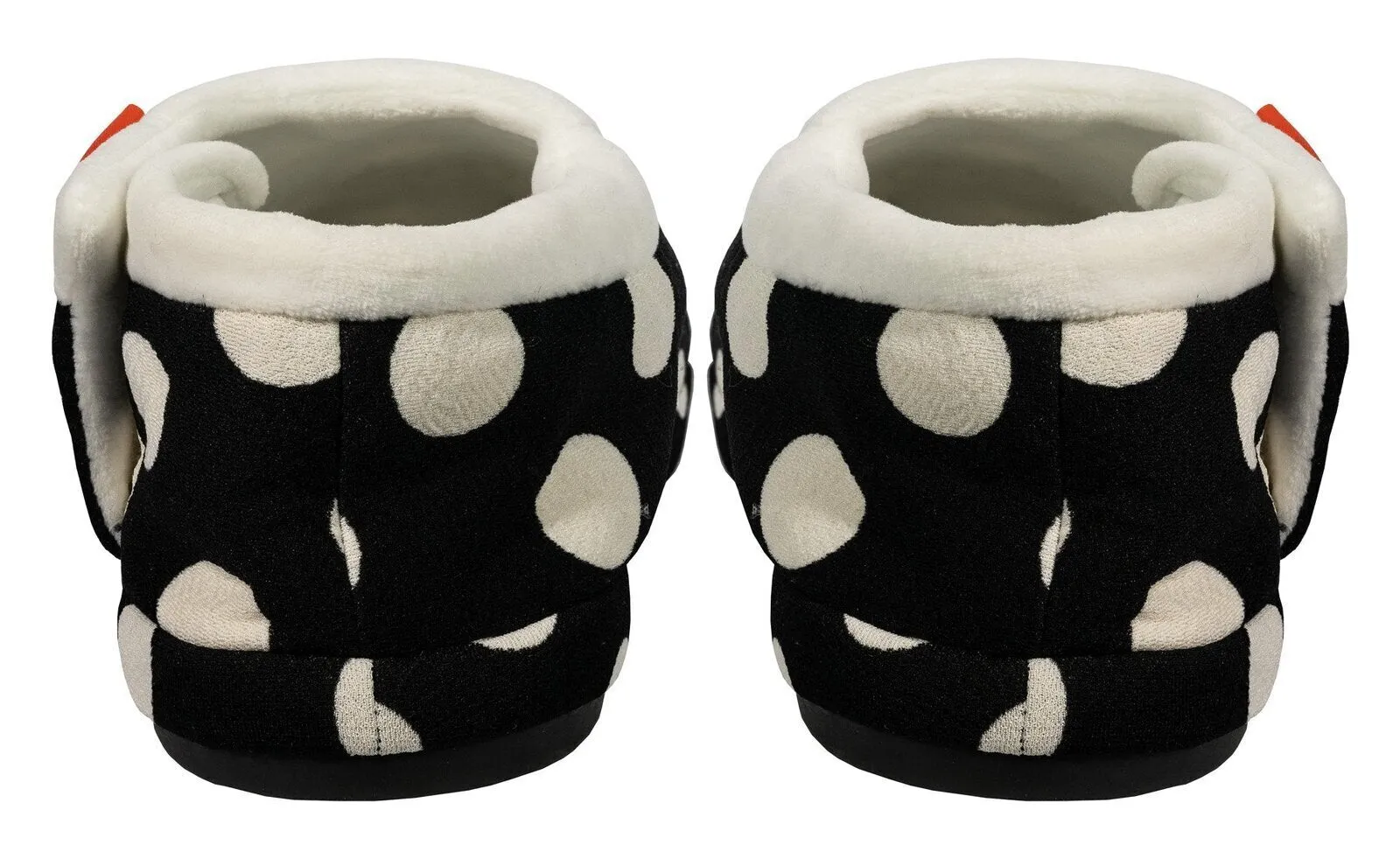 ARCHLINE Orthotic Slippers CLOSED Arch Scuffs Pain Moccasins Relief - Black/White Polka Dots - EUR 42 (Womens 11 US)