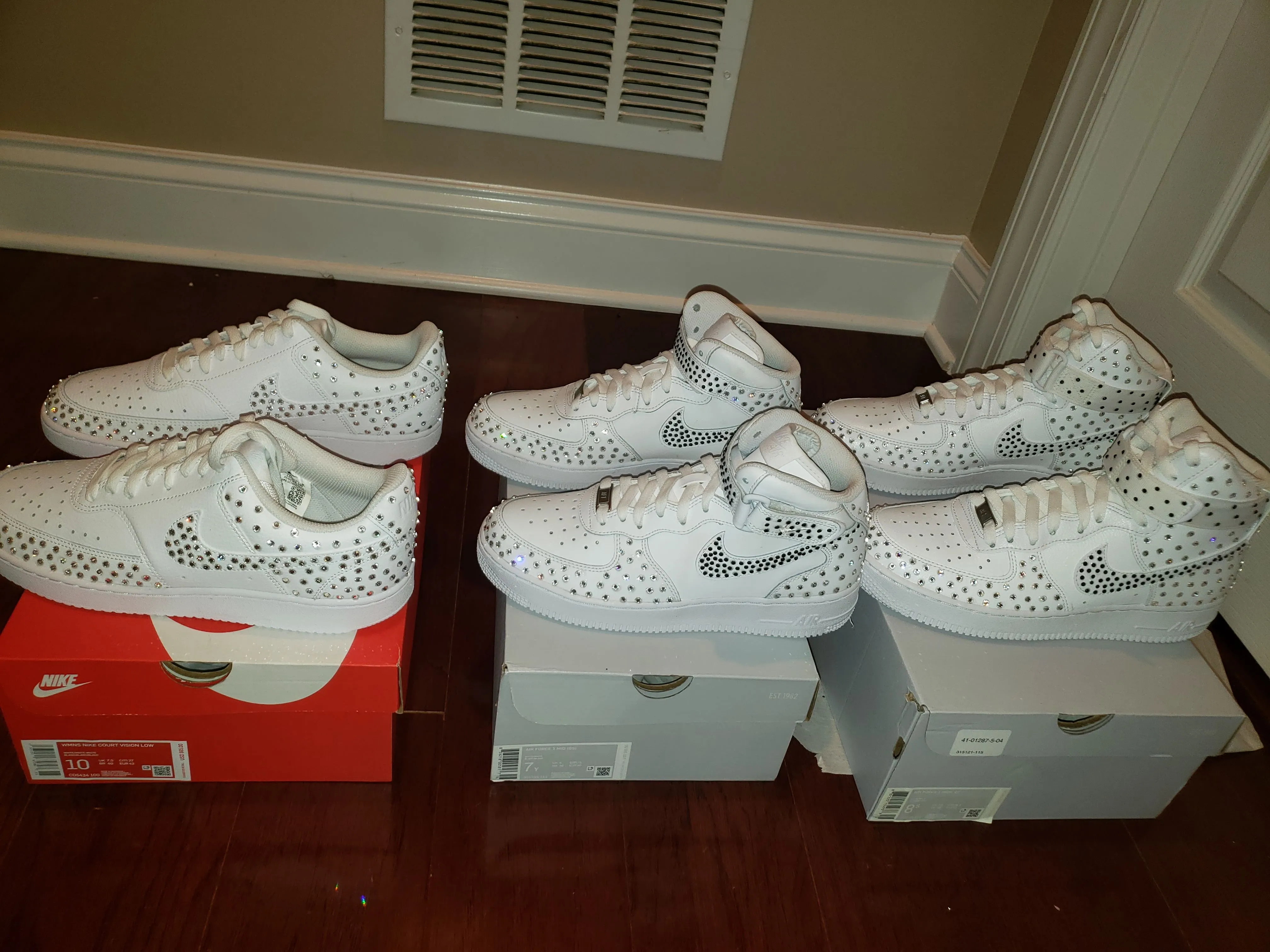 Baby Rhinestone Sneaker
