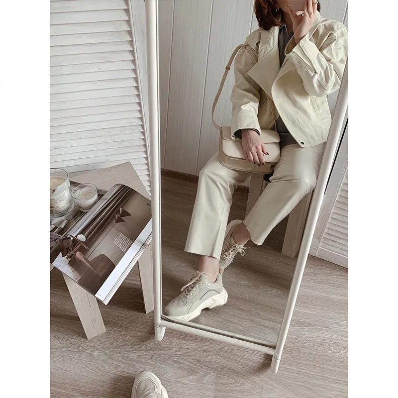 BeauToday Chunky Sneakers for Women With Patchwork Design