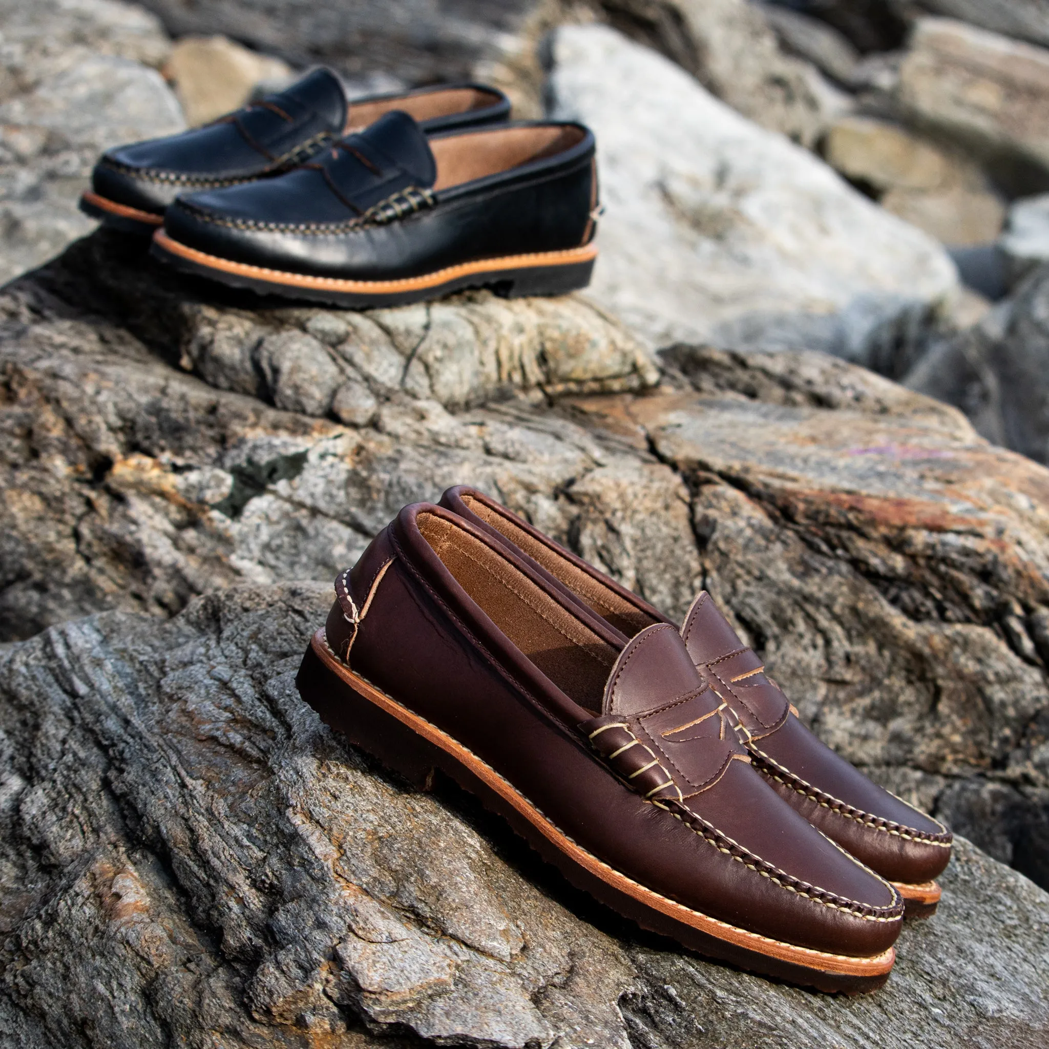 Beefroll Penny Loafers LH - Heritage Brown