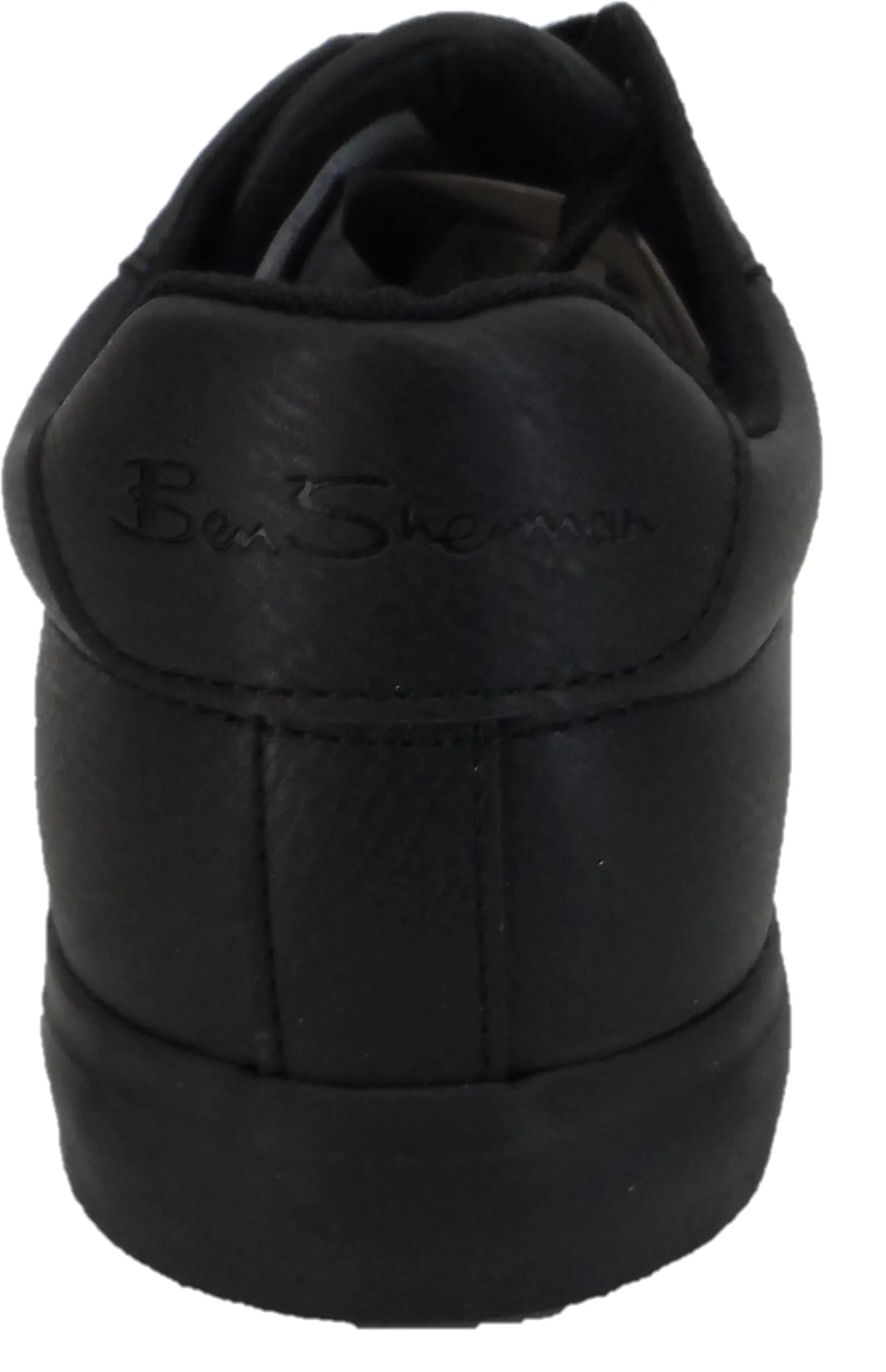 Ben Sherman Mens Scooper Black Retro Mod Trainers