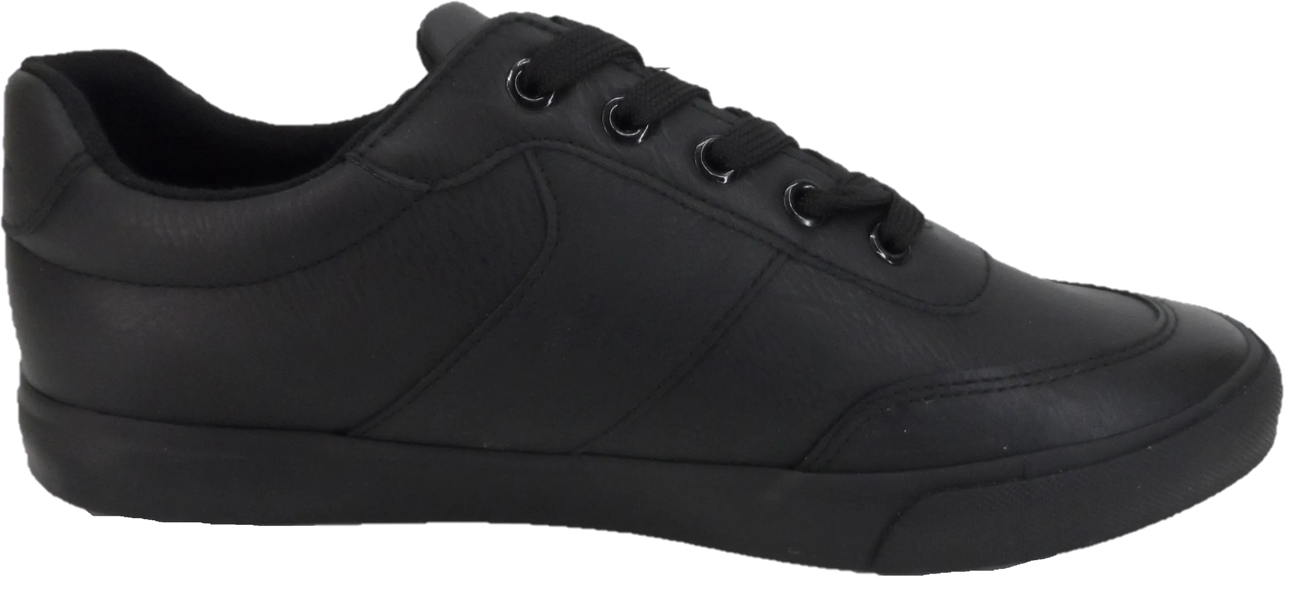 Ben Sherman Mens Scooper Black Retro Mod Trainers