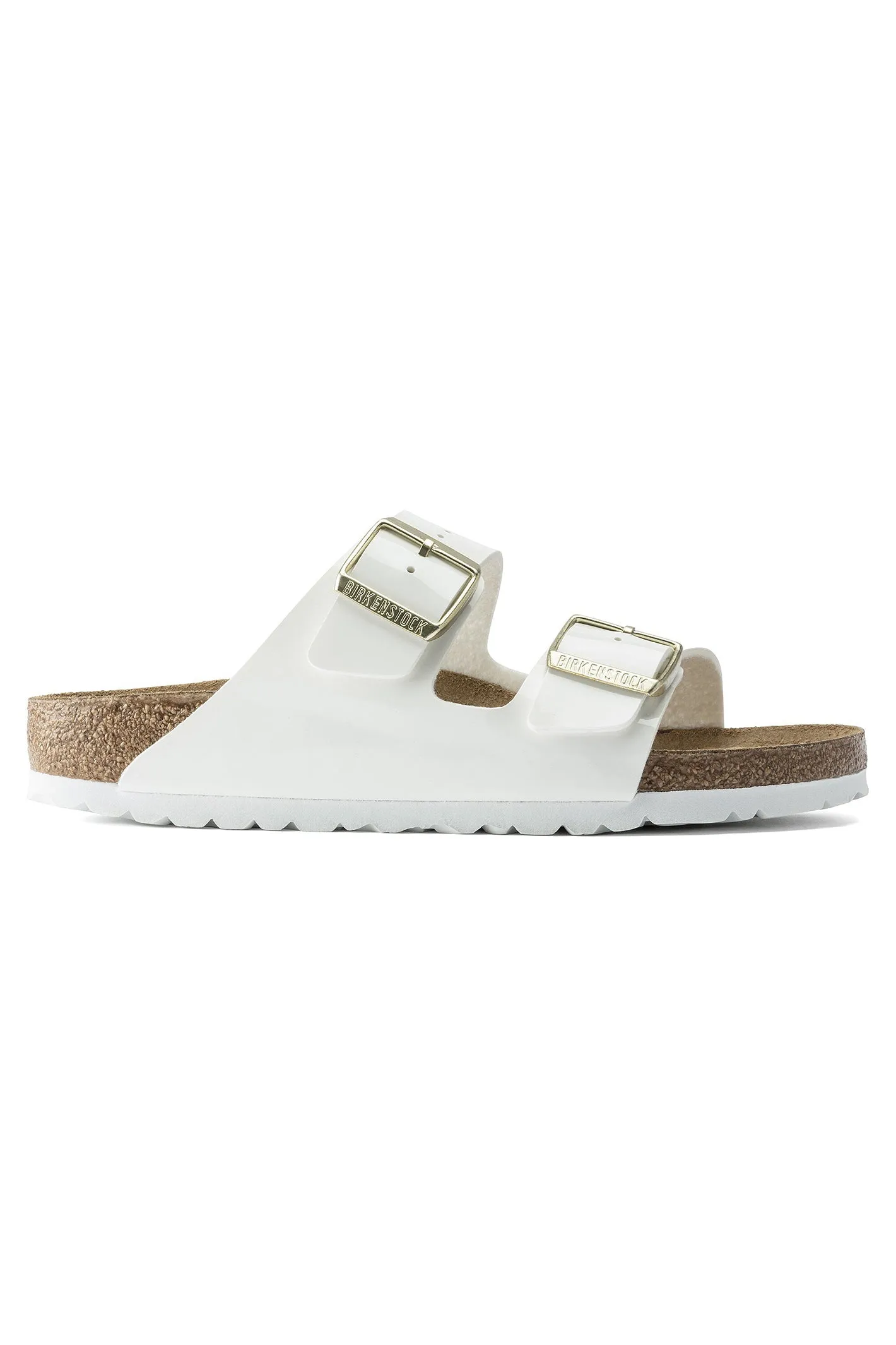 Birkenstock Arizona 1005294 Patent White Narrow Fit Sandal