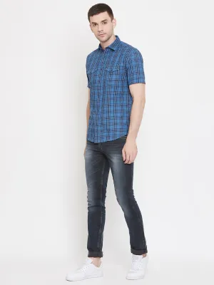 Blue Checked shirt