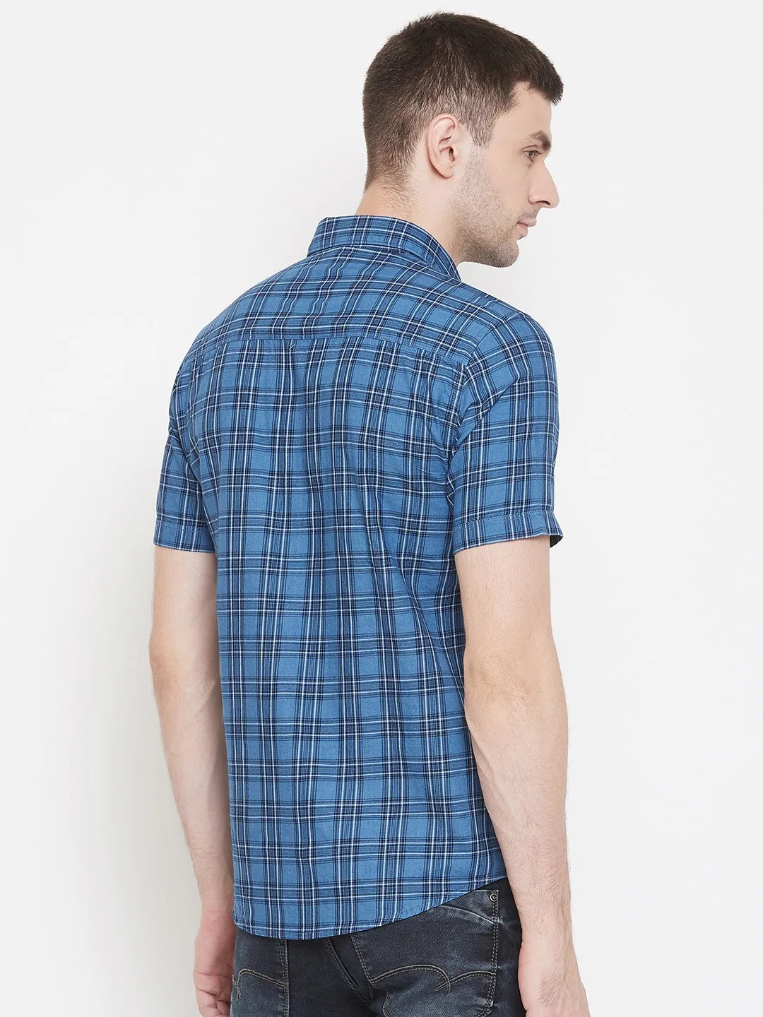 Blue Checked shirt