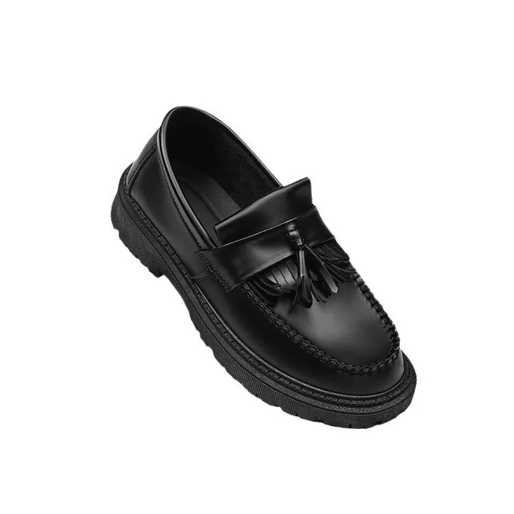Bootara 2025 Men's Tassel Loafers - Premium Leather Business Shoes, Versatile for Spring and Autumn, Ideal for Work & Weddings