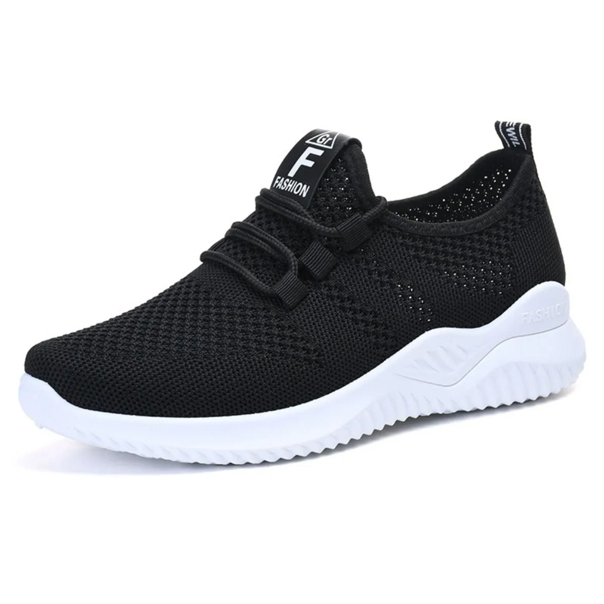 Breathable Mesh Lace Up Athletic