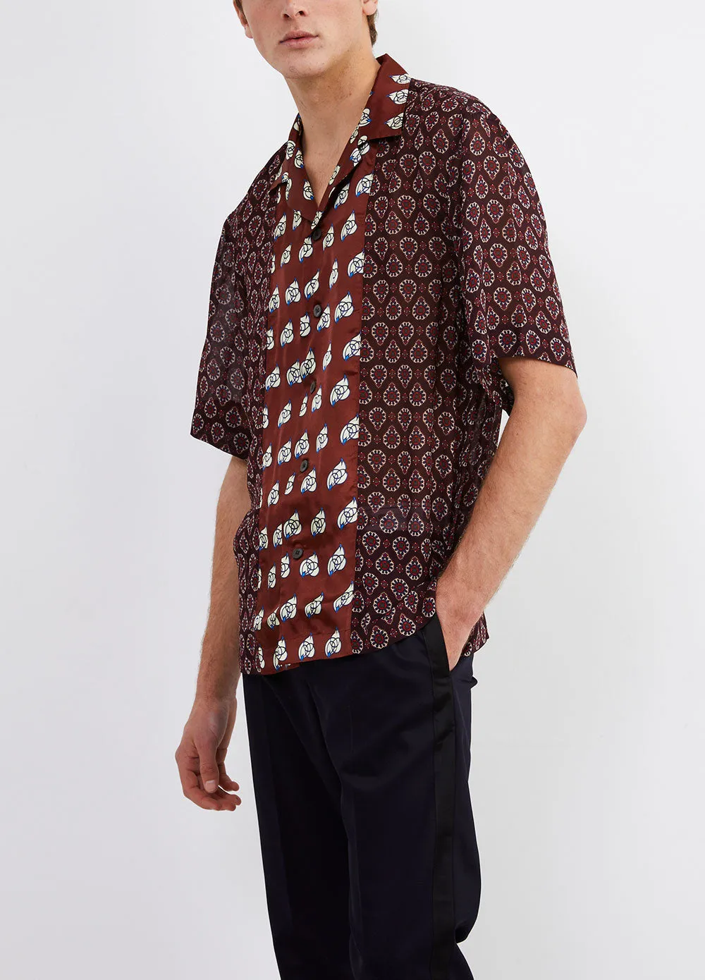 Cassi Short Sleeve Paisley Shirt