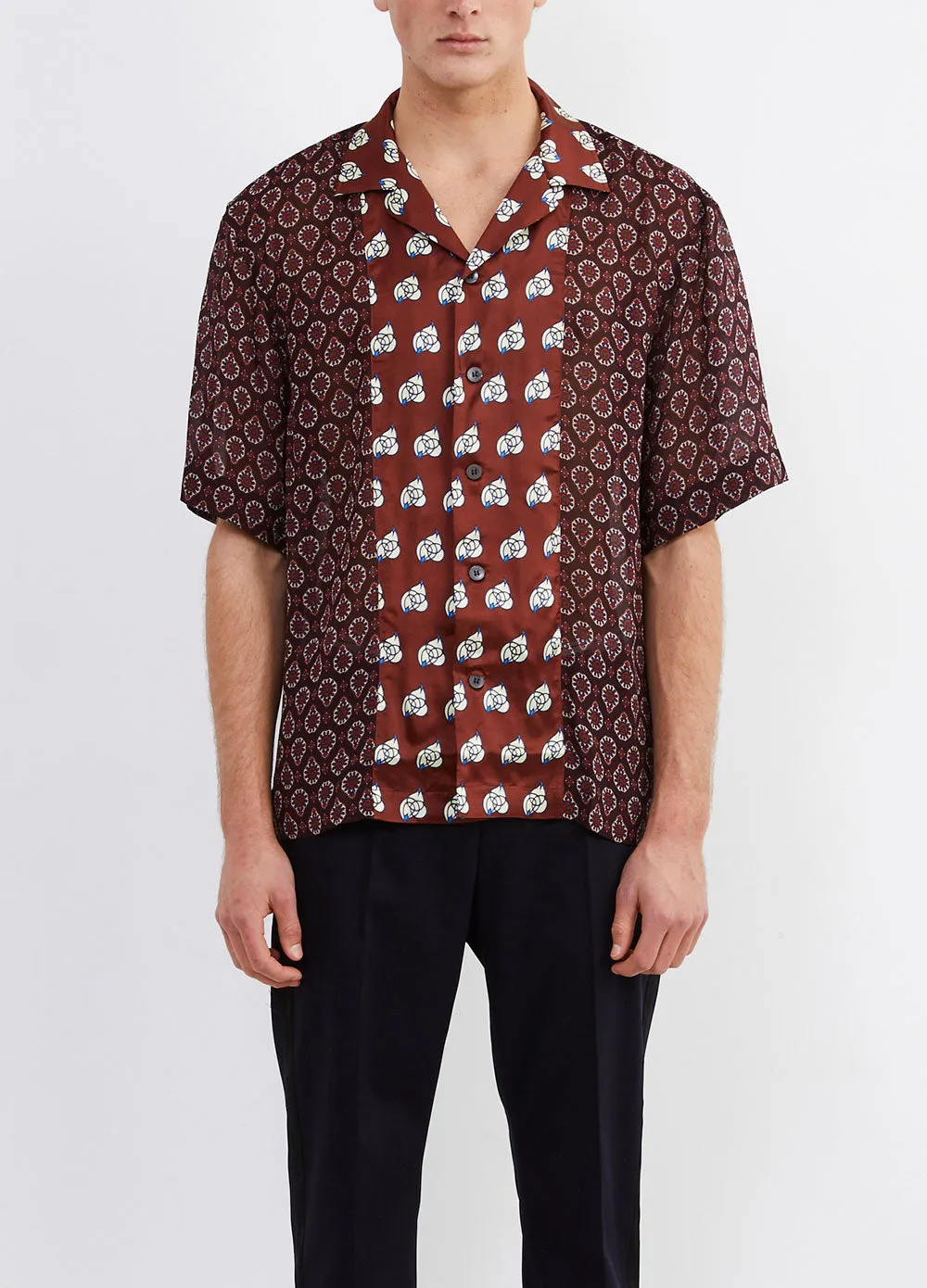 Cassi Short Sleeve Paisley Shirt