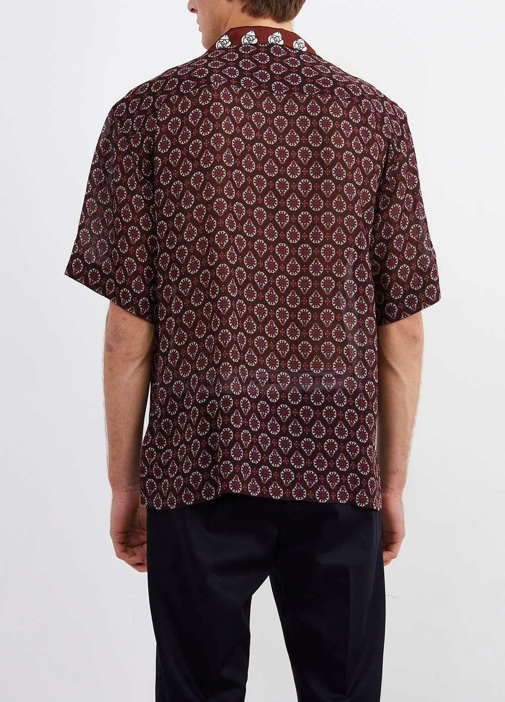 Cassi Short Sleeve Paisley Shirt