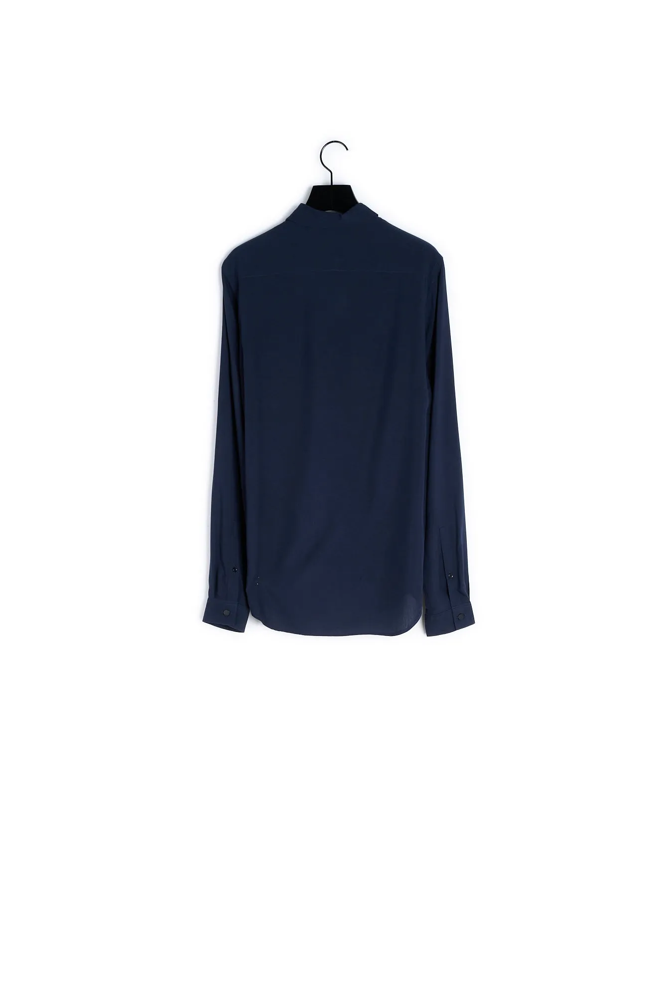 Chemise col classique bleu marine