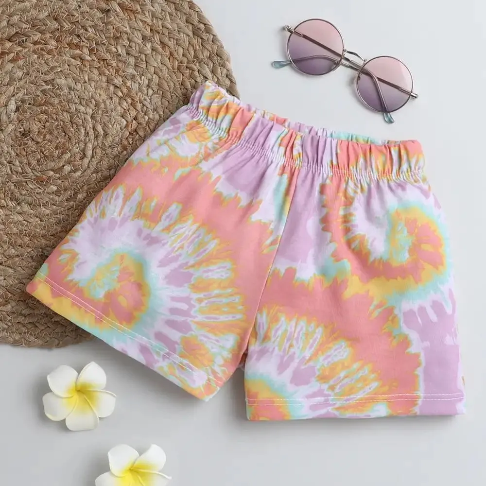Color Printed Shorts