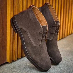 Derbies montantes Callum - Marron