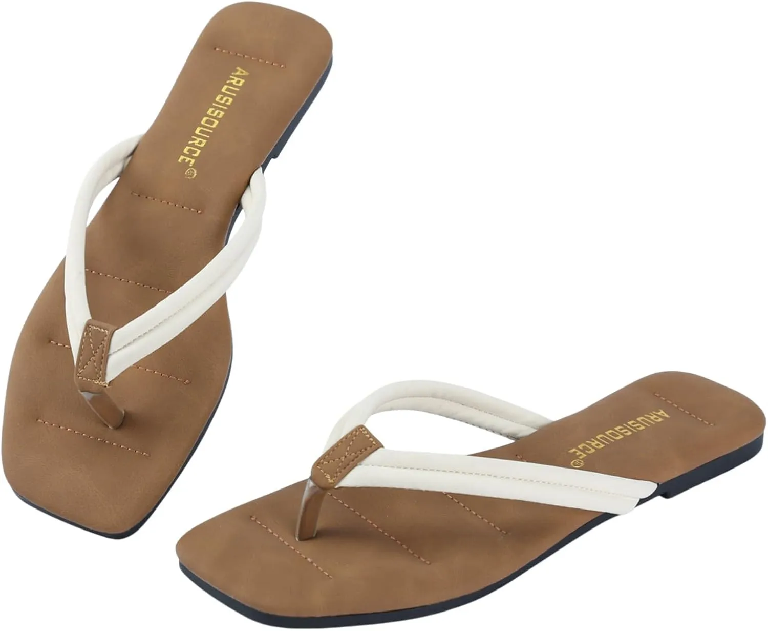 Flip flops for Women Flat Slippers 2025 Vegan Leather Womens Slippers Sandals Beach Basic Fashion Slides Footwear