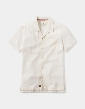 Freshwater Camp Shirt in Oasis Ivory