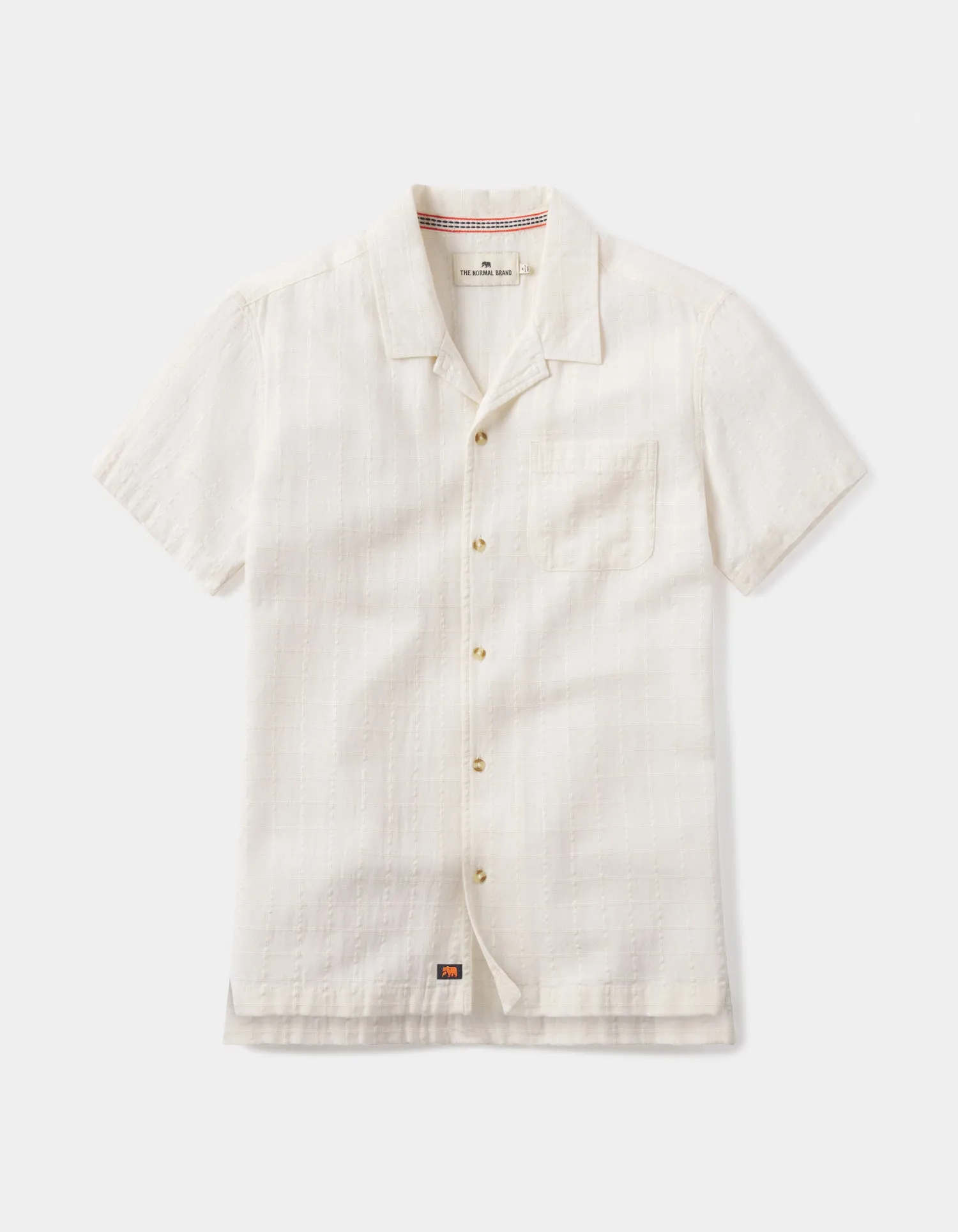 Freshwater Camp Shirt in Oasis Ivory