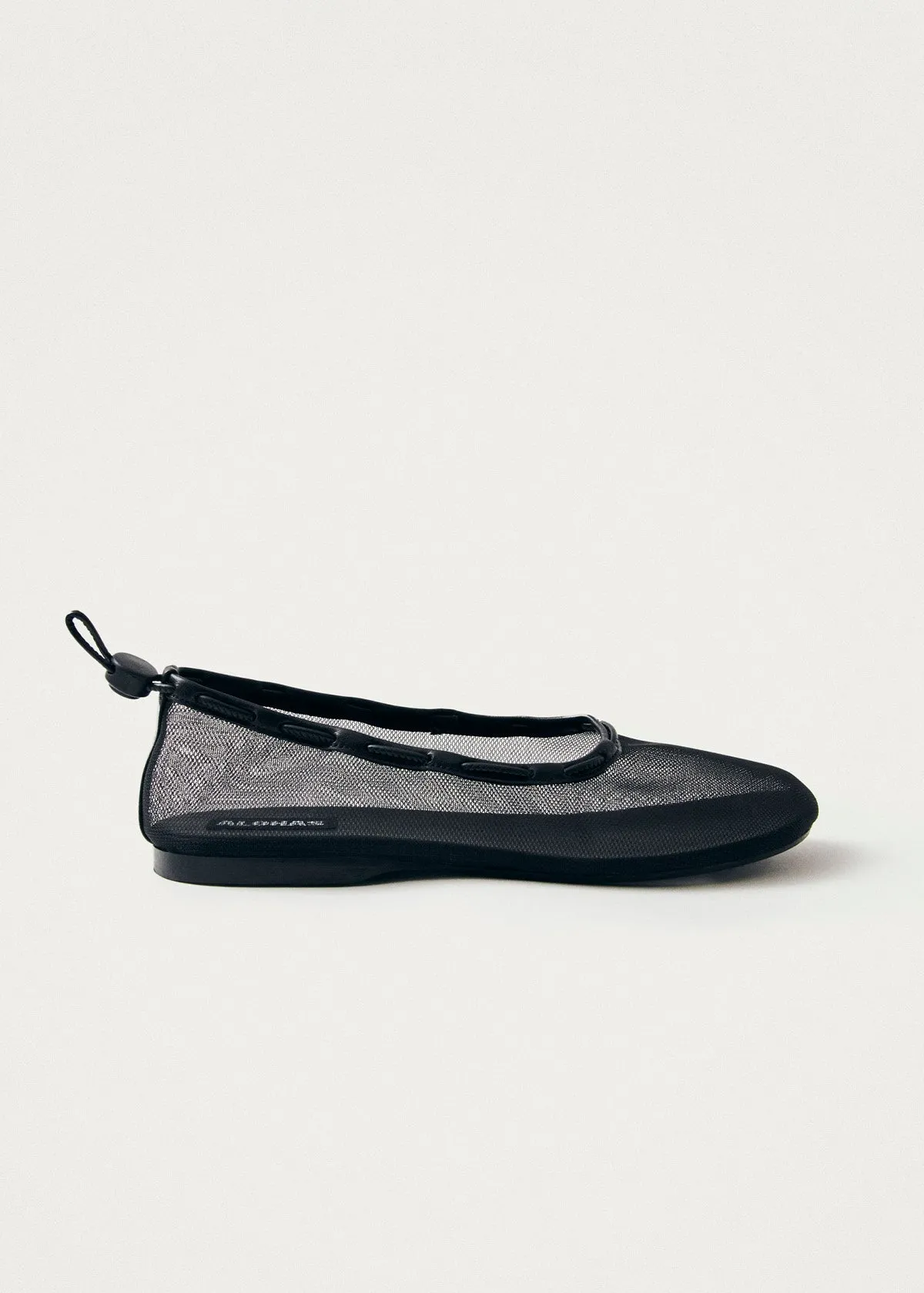 Gill Mesh Black Ballet Flats