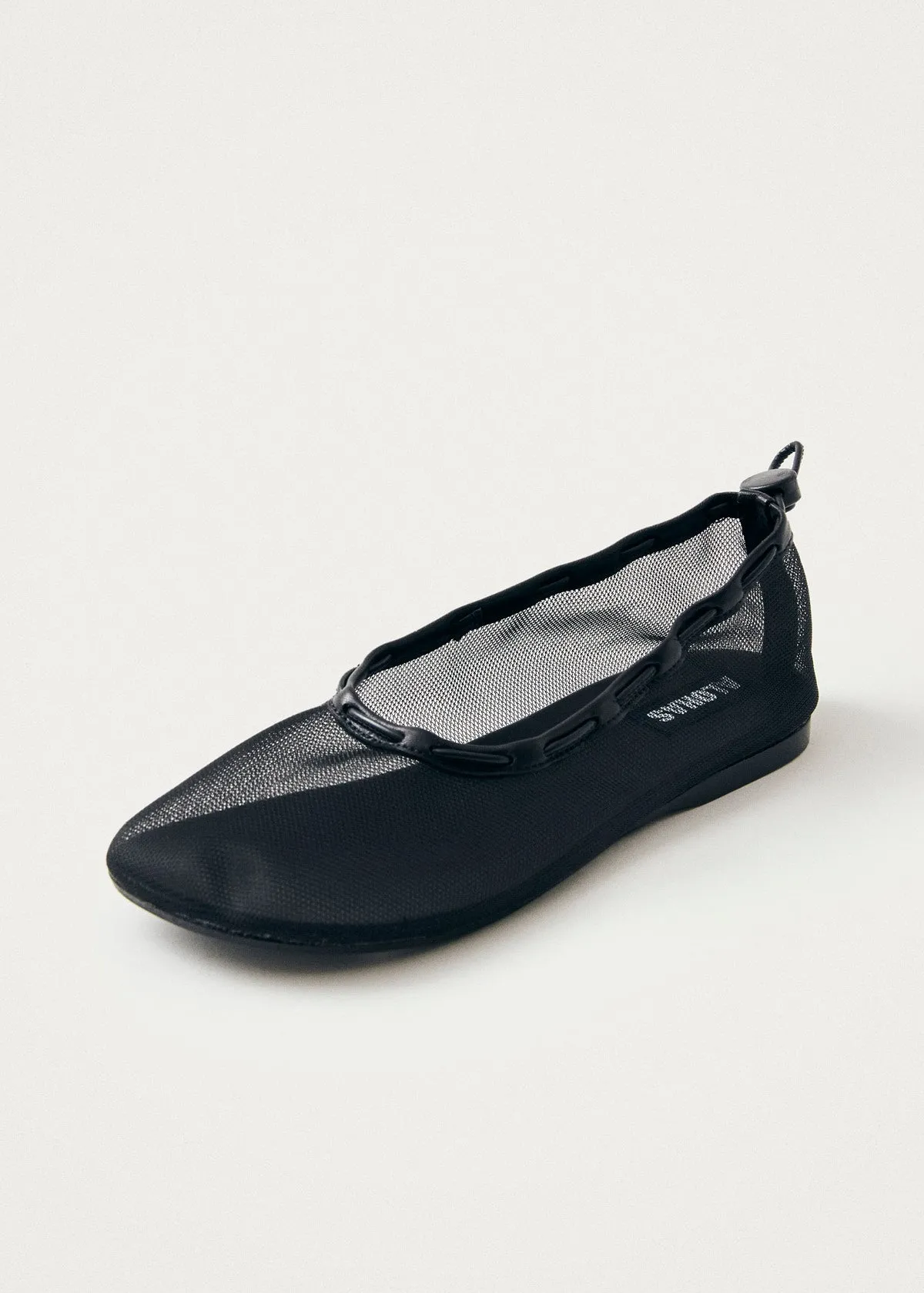 Gill Mesh Black Ballet Flats
