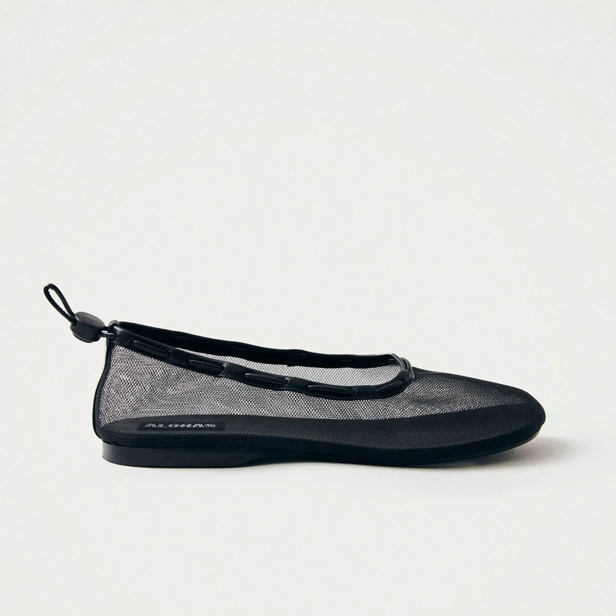 Gill Mesh Black Ballet Flats