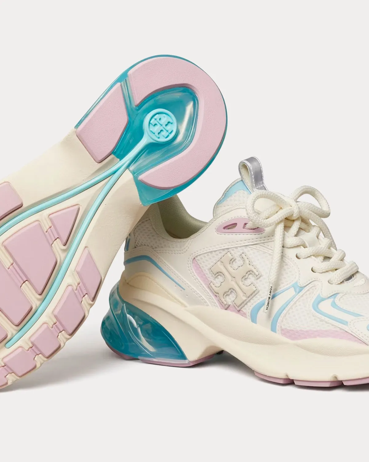 Good Luck Tech New Ivory / Rain Blue / Winsome Orchid Low Top Sneakers