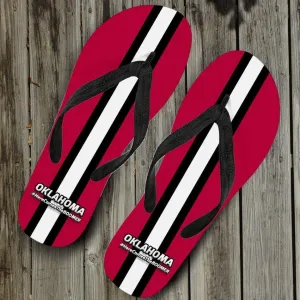 #HereComesTheBoomer Oklahoma Flip Flops