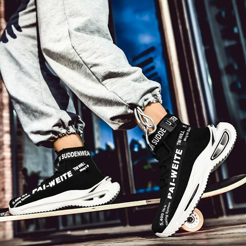 KIP Men's Platform Mesh Sneakers