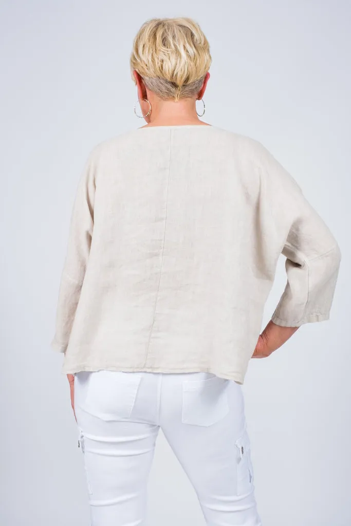 Lori Front Darted Top (BQ173) - FINAL SALE