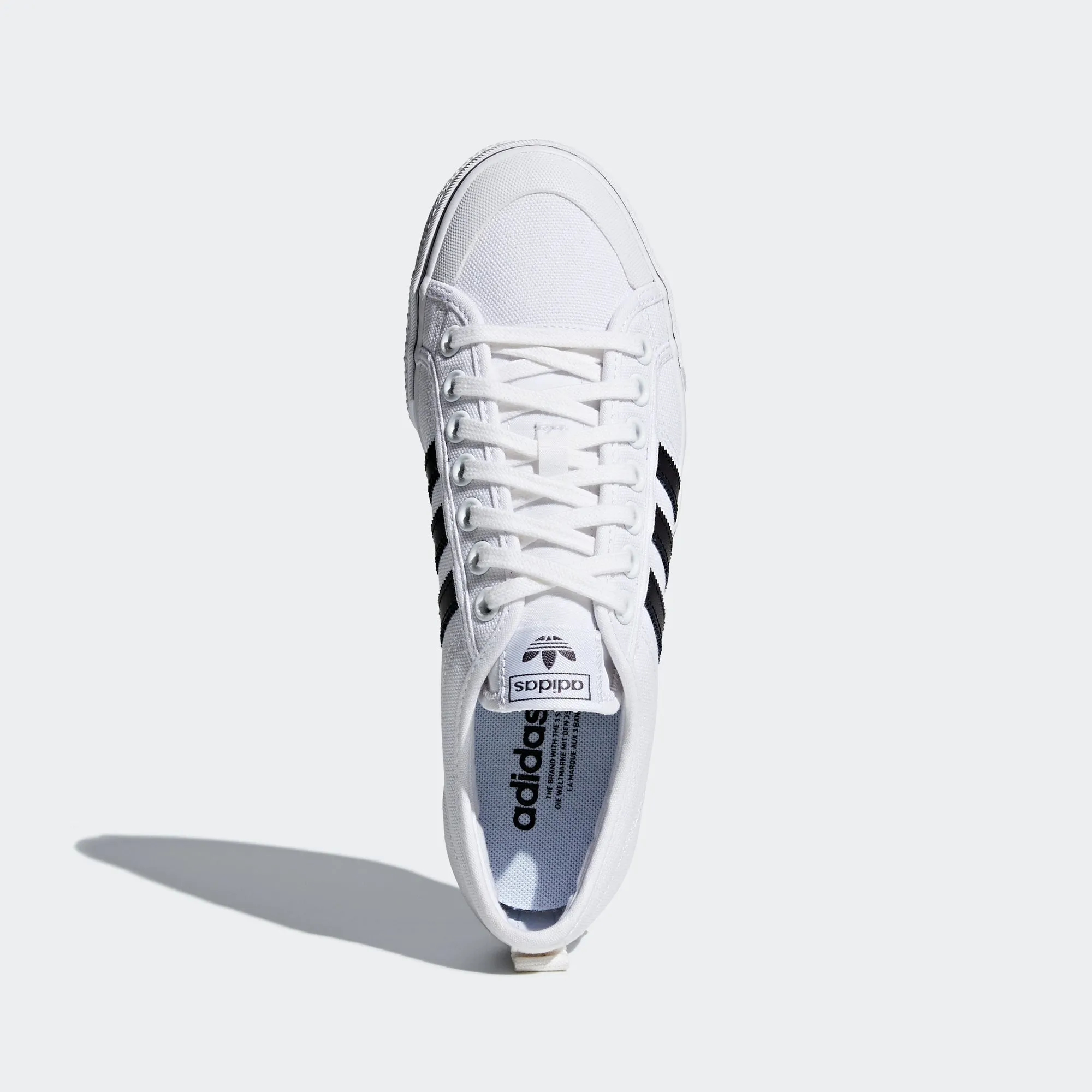 Men's adidas Originals Nizza Shoes White Black