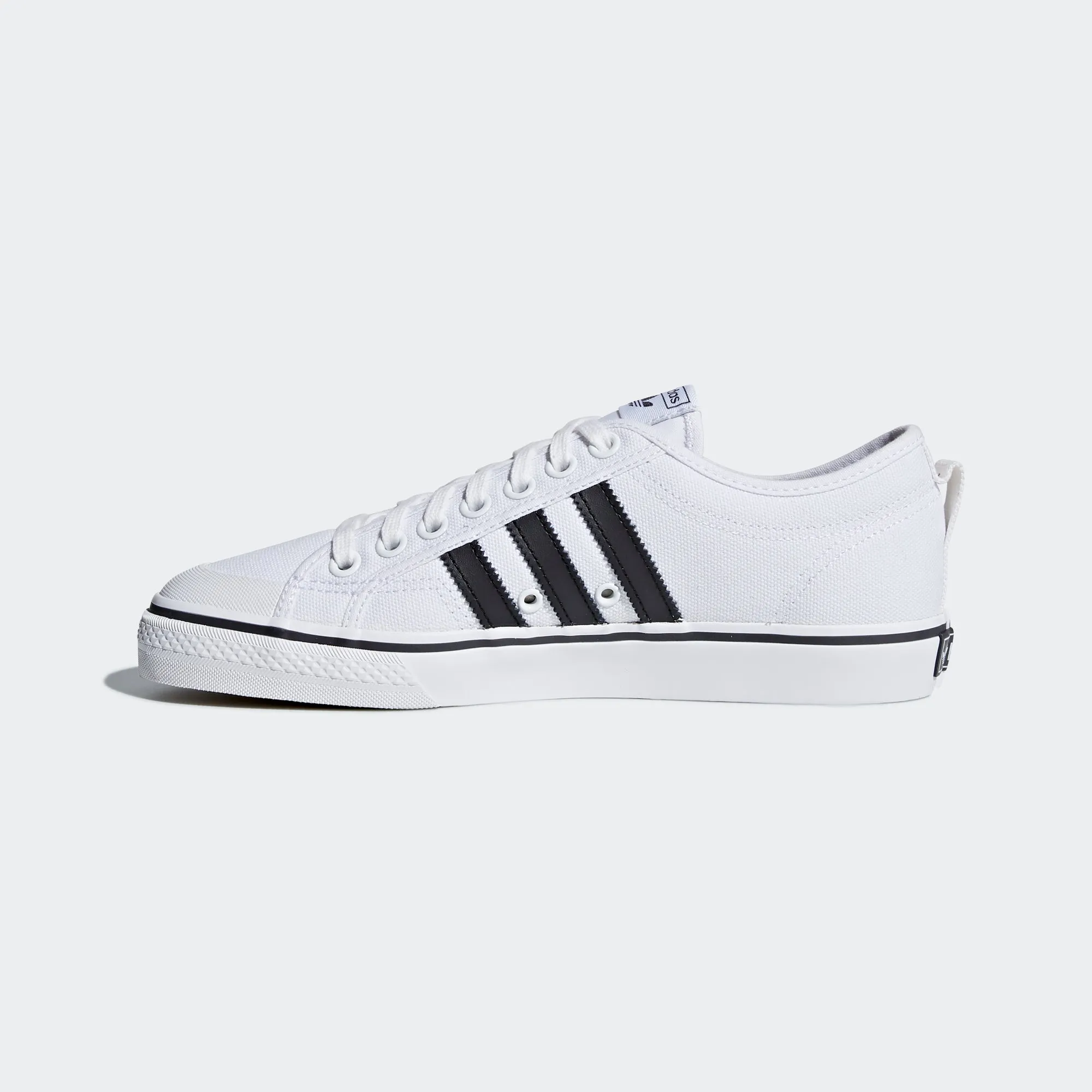 Men's adidas Originals Nizza Shoes White Black