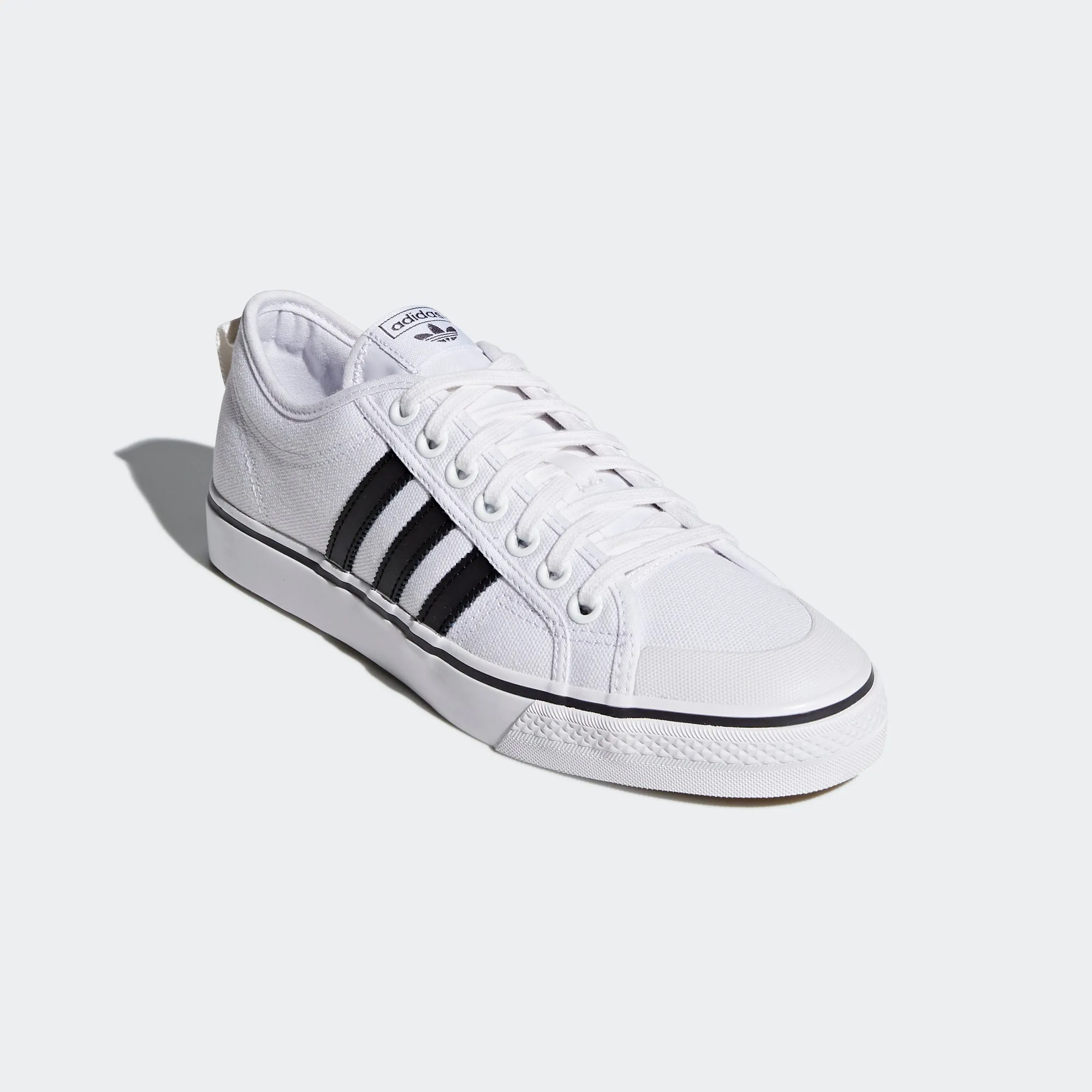 Men's adidas Originals Nizza Shoes White Black
