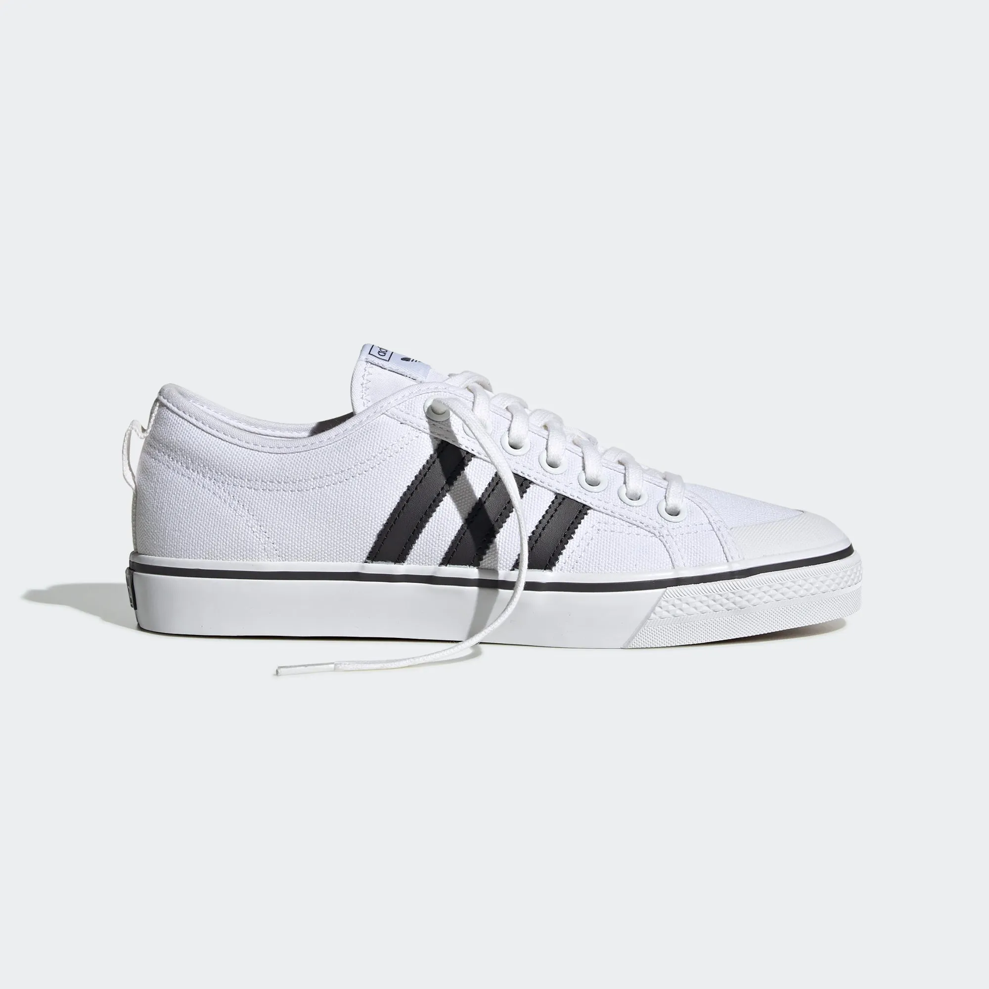 Men's adidas Originals Nizza Shoes White Black