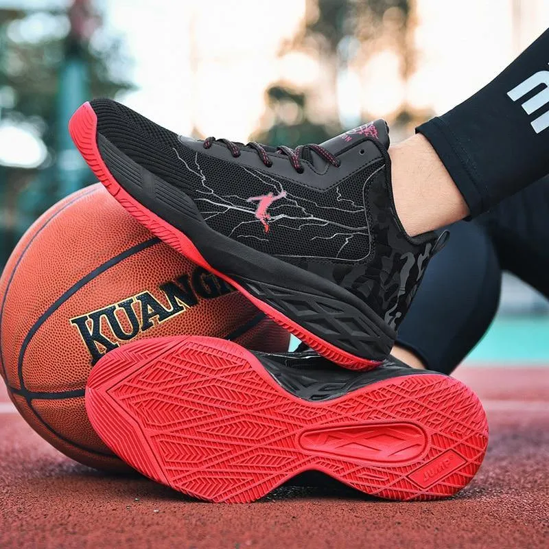 Men's Thick Sole Non-slip Basketball Shoes