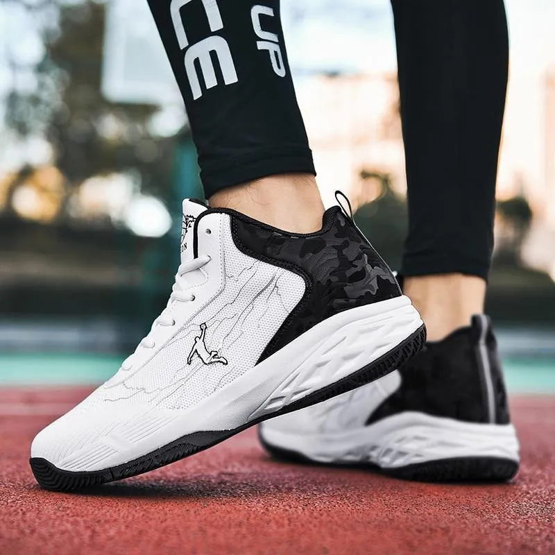 Men's Thick Sole Non-slip Basketball Shoes