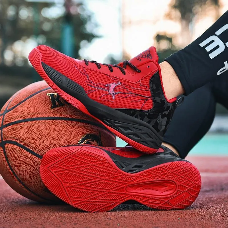 Men's Thick Sole Non-slip Basketball Shoes