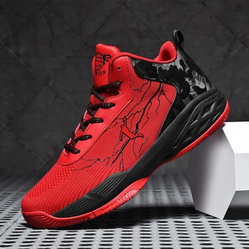 Men's Thick Sole Non-slip Basketball Shoes