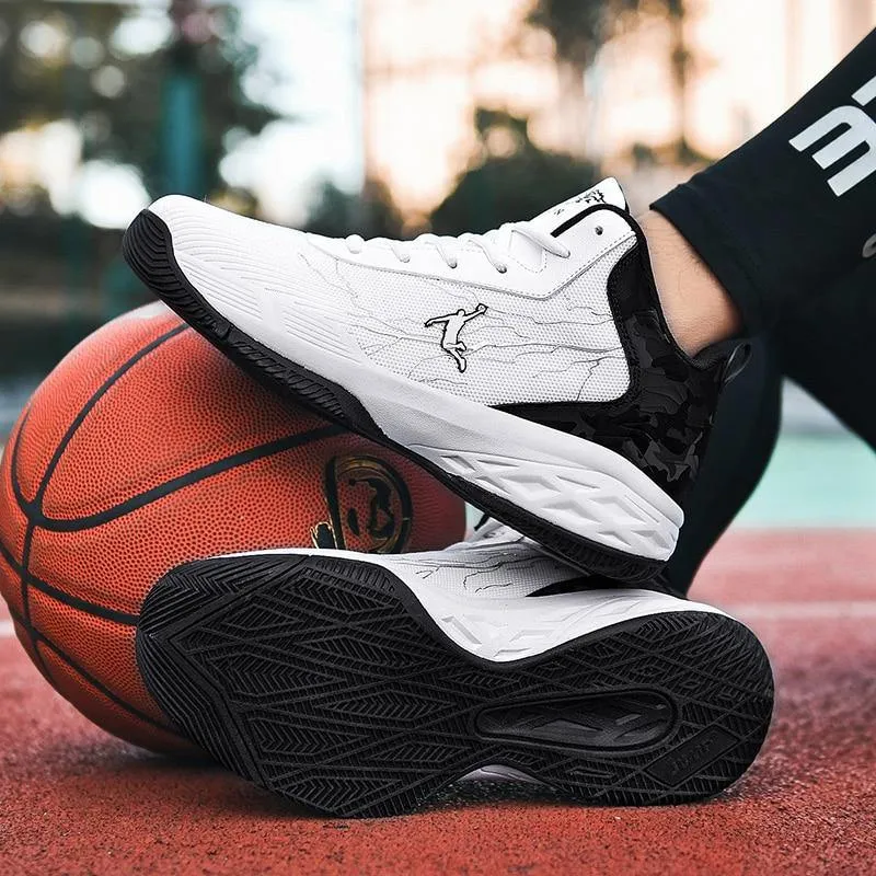 Men's Thick Sole Non-slip Basketball Shoes