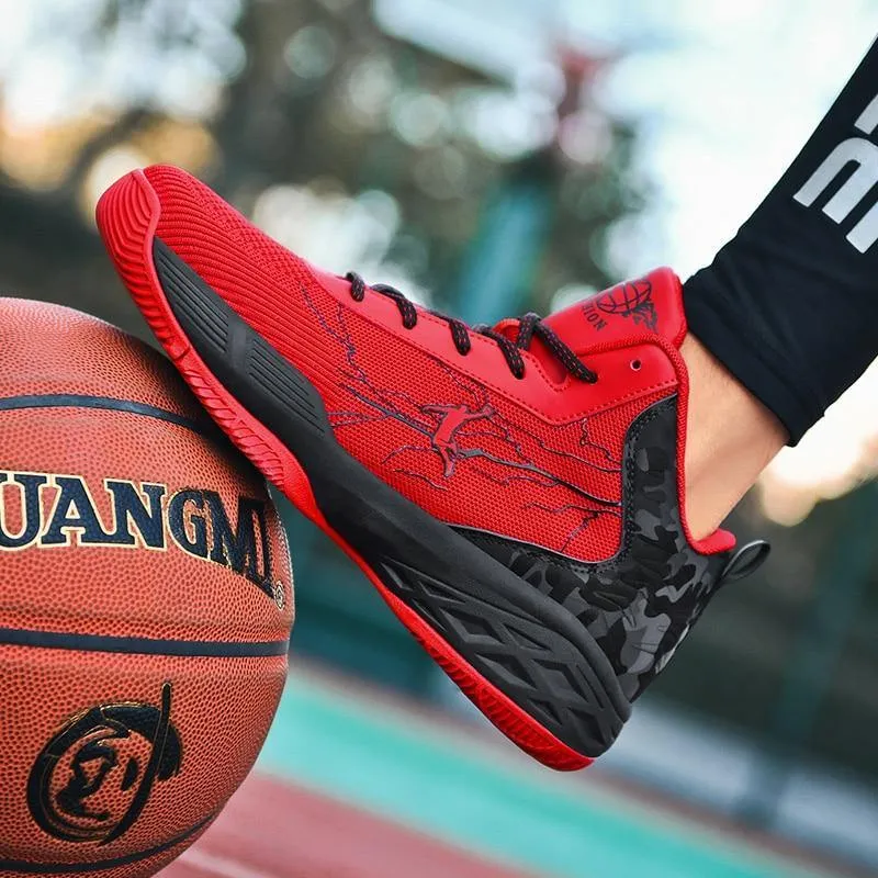 Men's Thick Sole Non-slip Basketball Shoes