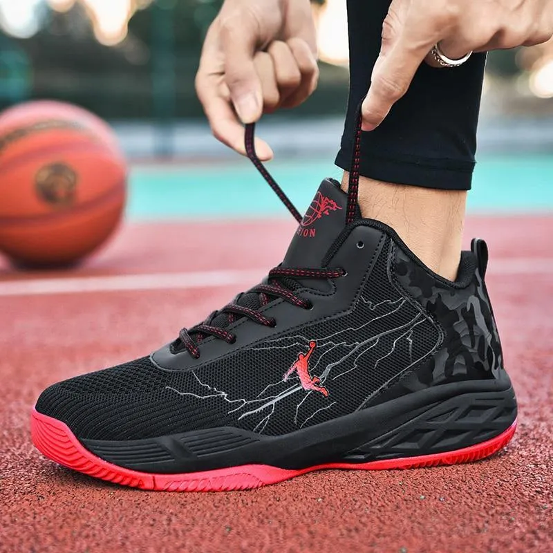 Men's Thick Sole Non-slip Basketball Shoes