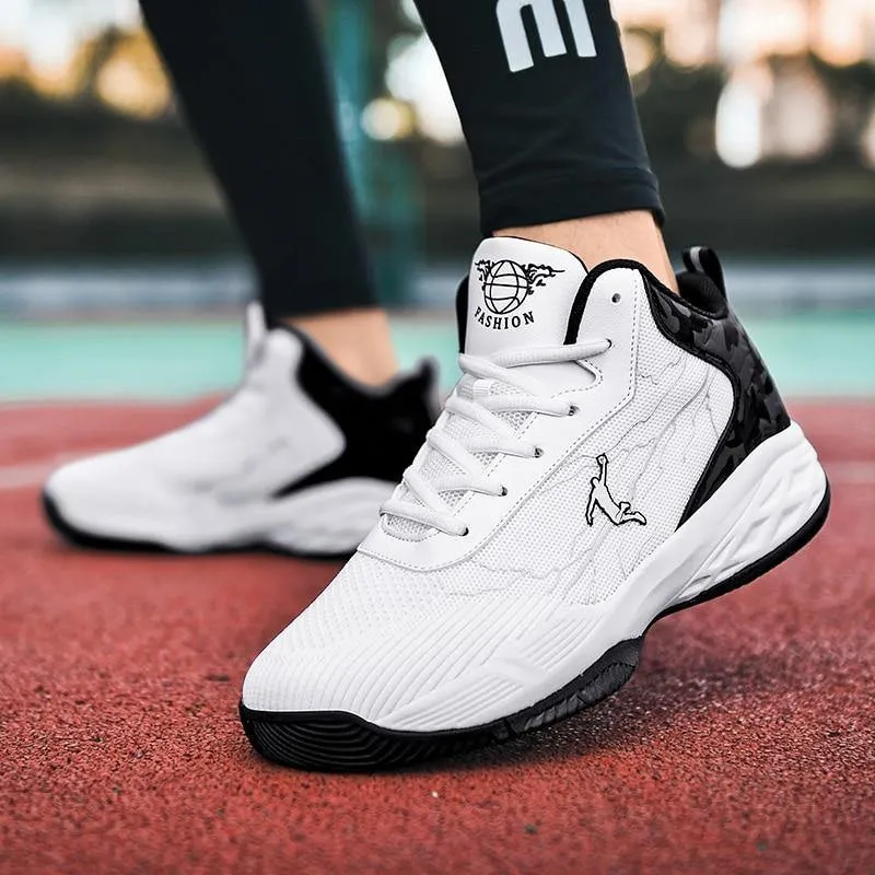 Men's Thick Sole Non-slip Basketball Shoes