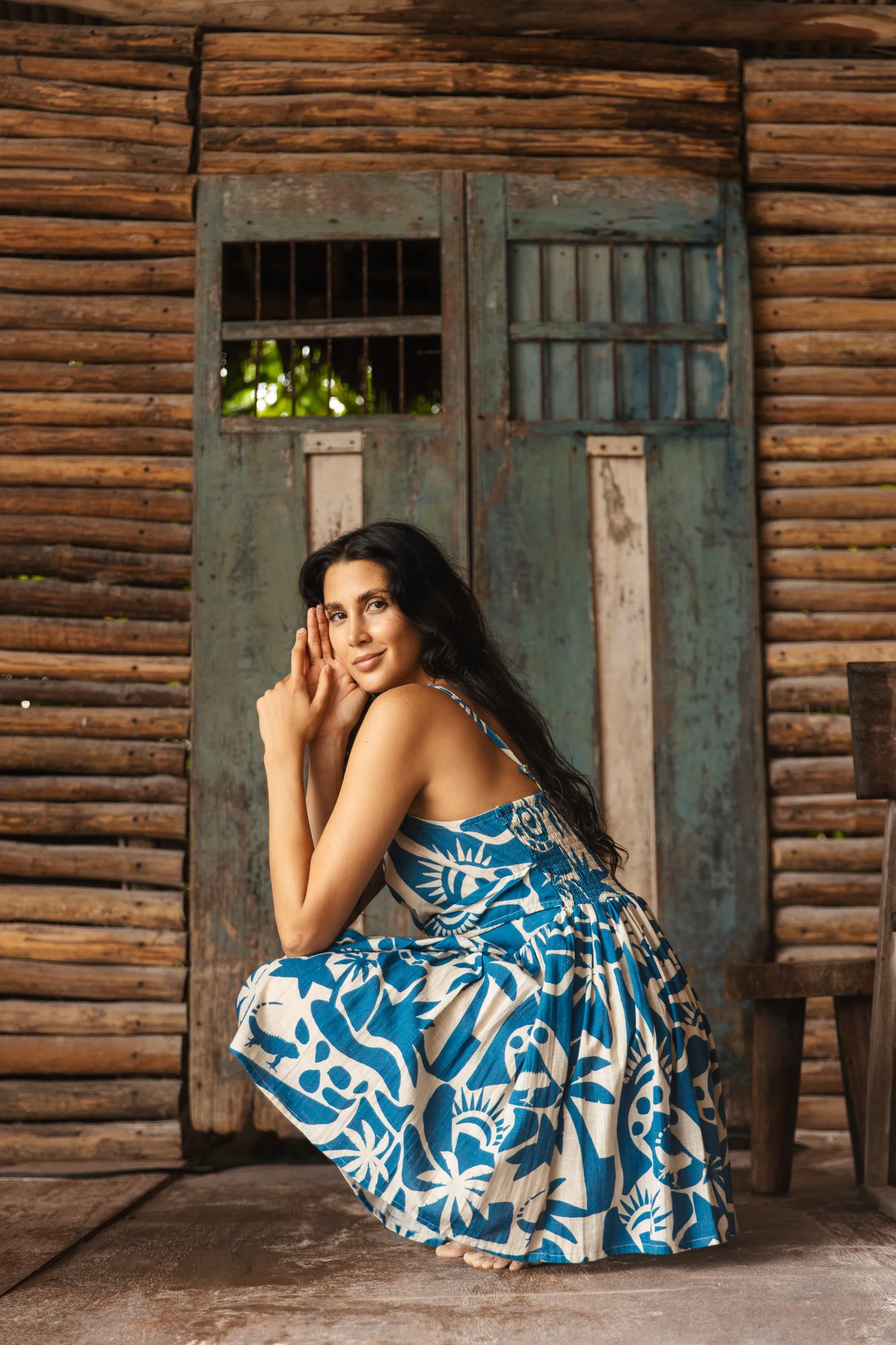 Miami Blues Mini Dress