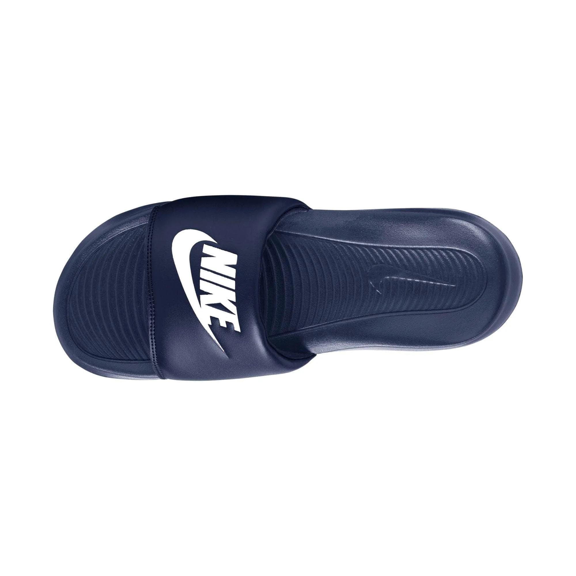 Nike Victori One Slides "Midnight Navy White" - Men's
