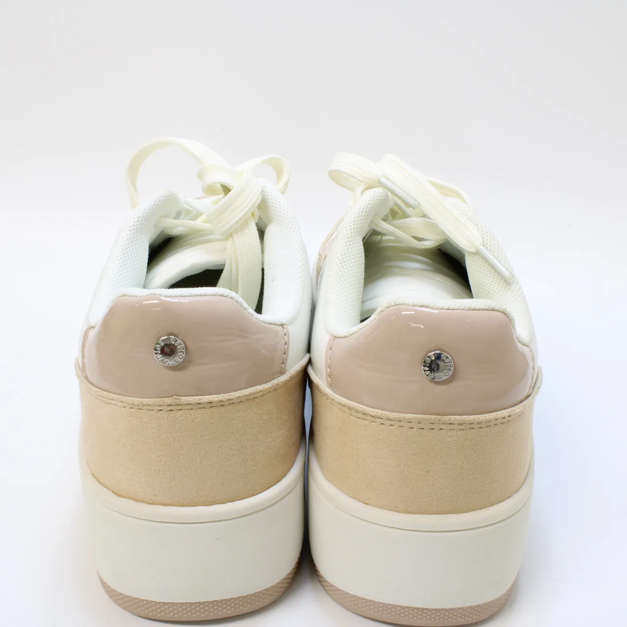 Office Floella Block Detail Trainers Nude Mix Uk Size 6