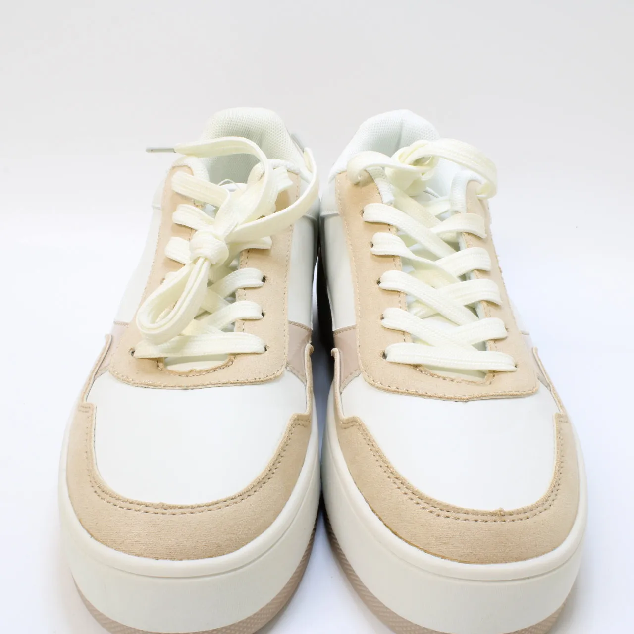 Office Floella Block Detail Trainers Nude Mix Uk Size 6