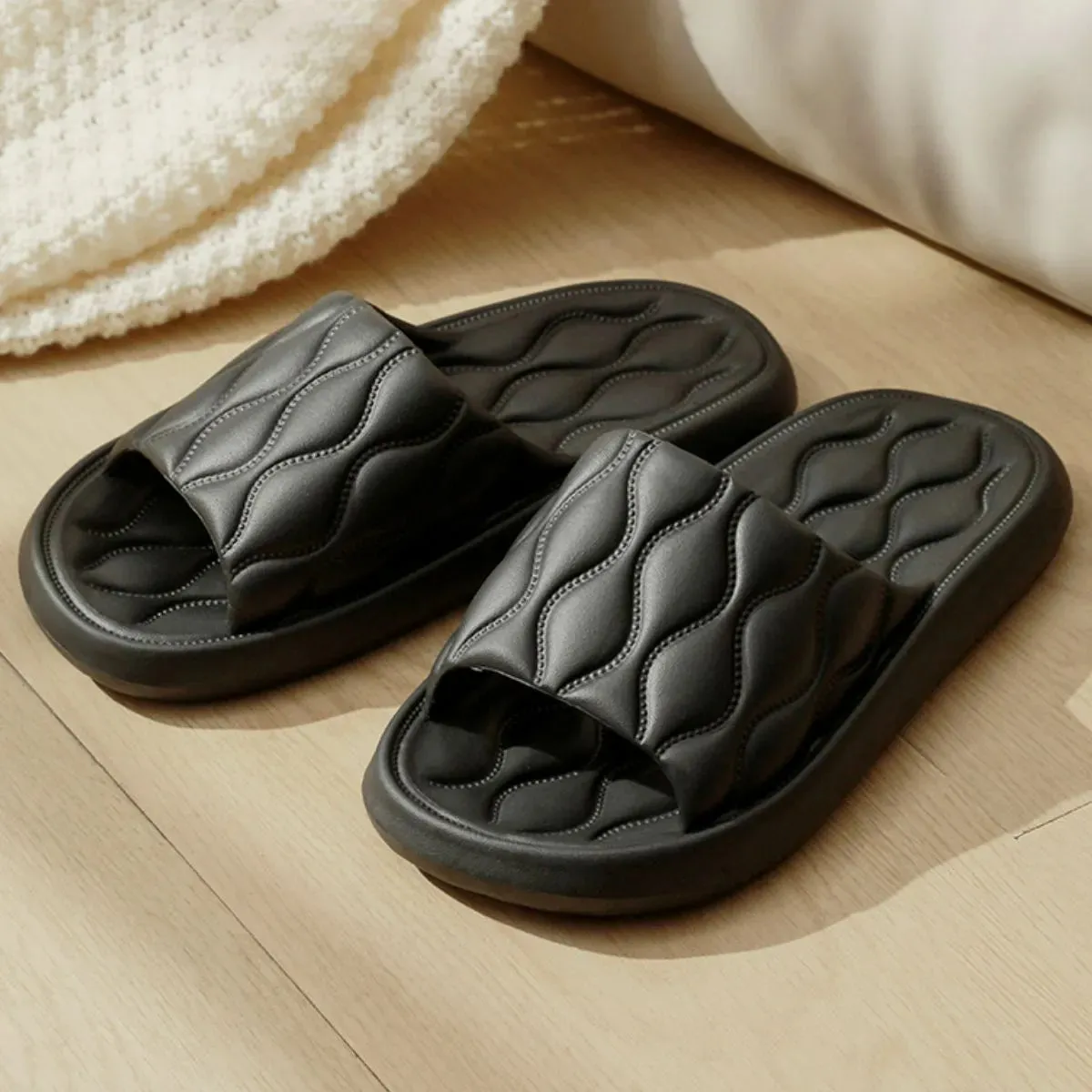 Open Toe Flats Slippers