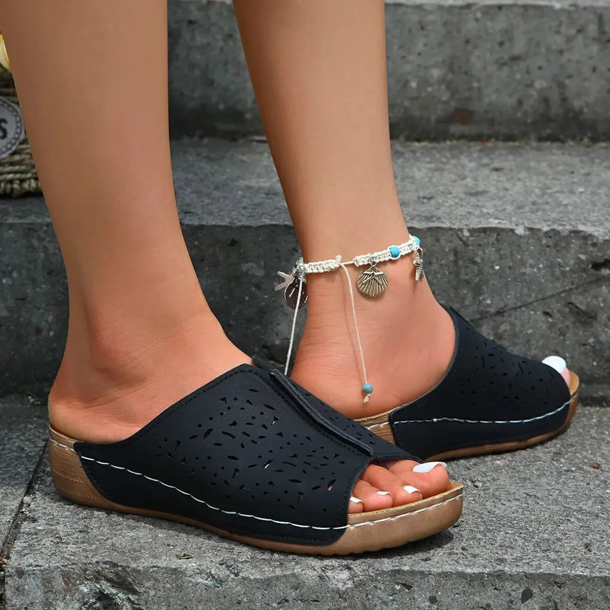 Open Toe Platform Sandals