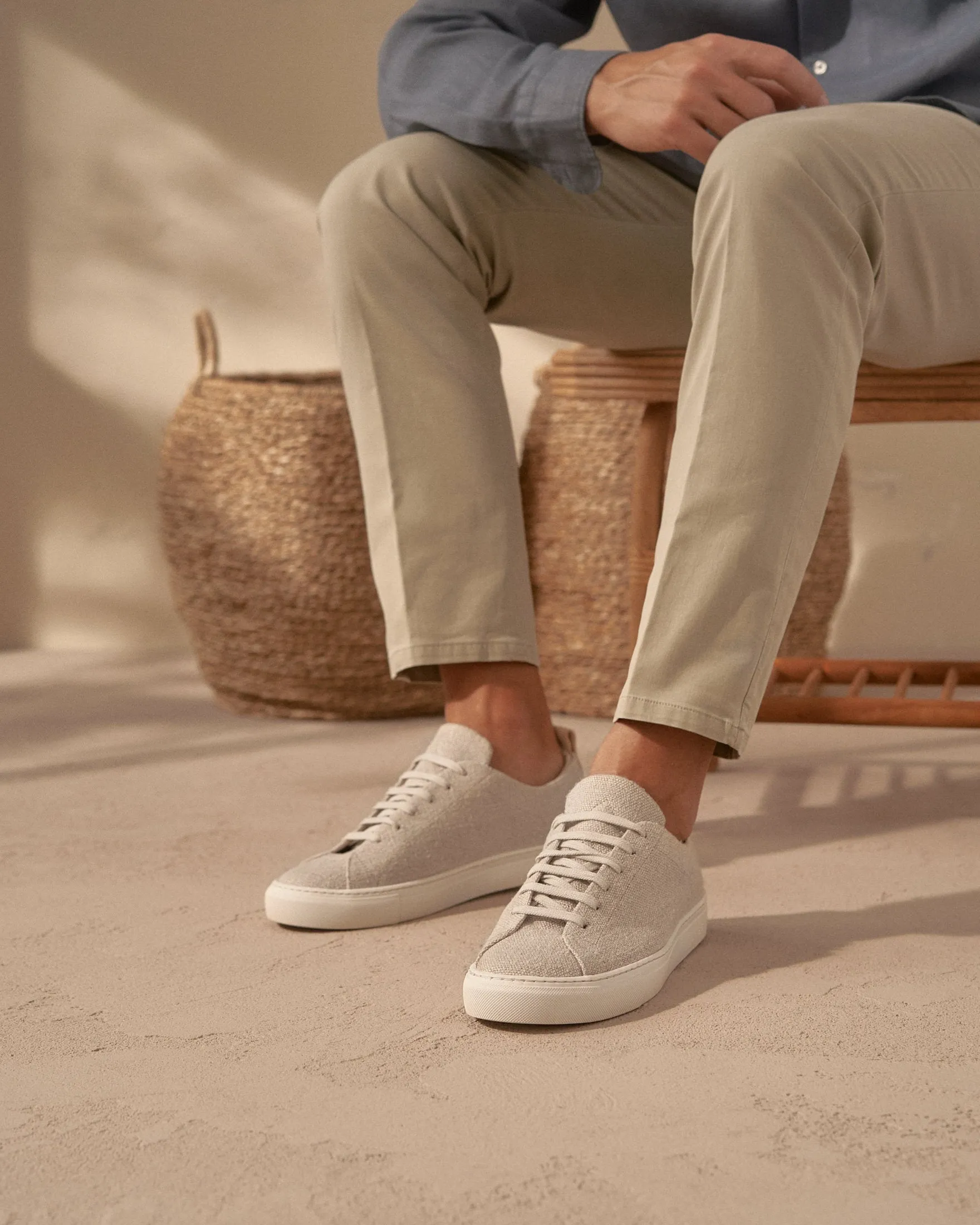 Organic Hemp Sneakers - O71SM - La Havana Natural